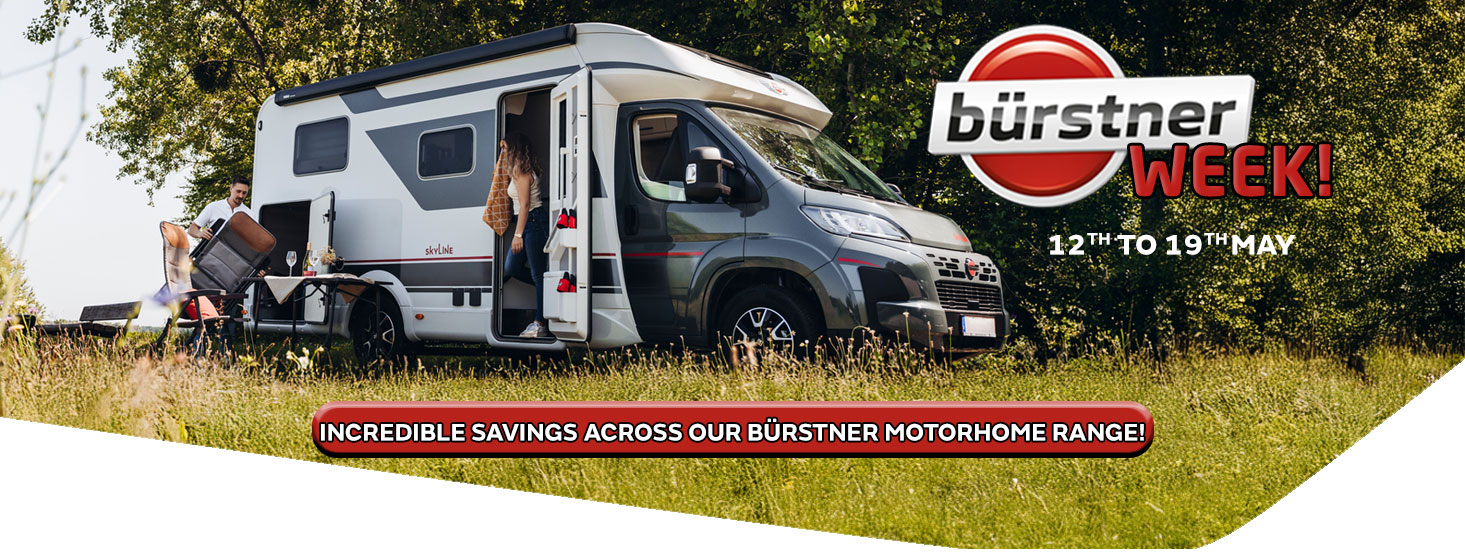 Bürstner Week at Simpsons Motorhomes 12th to 19th May 2025