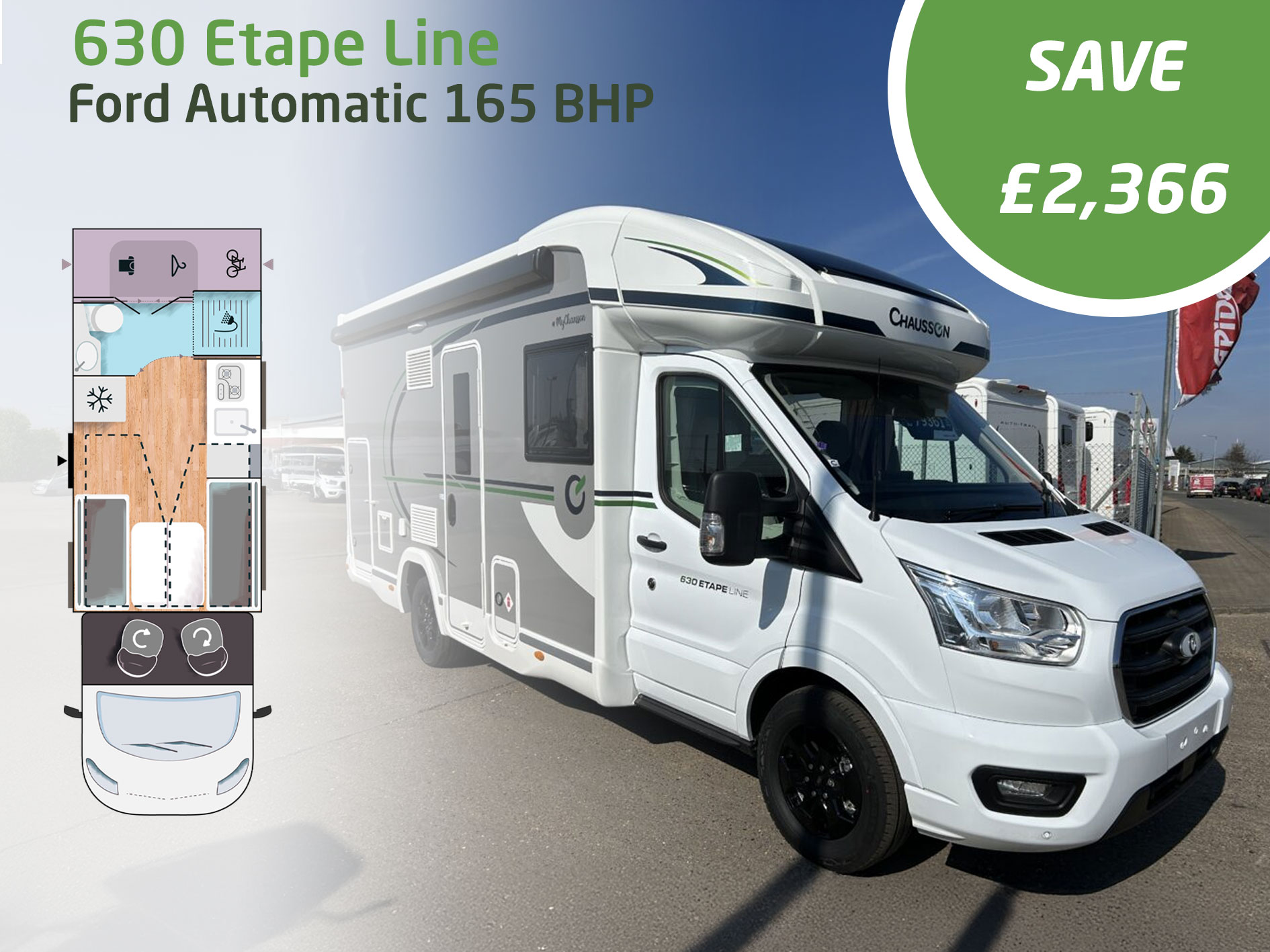 Chausson 630 Etape Line motorhome