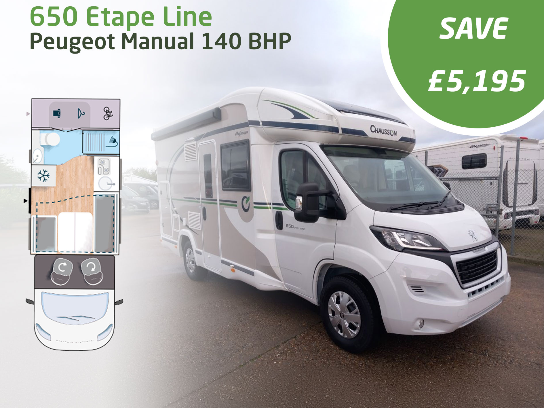 Chausson 650 Etape Line motorhome