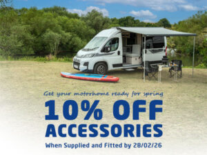 Receive 10% Off All Motorhome Accessories!