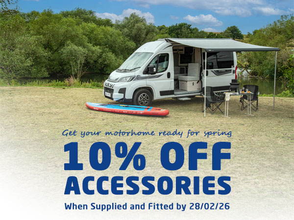Receive 10% Off All Motorhome Accessories!